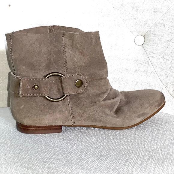 Nine West Vintage America brown tan Leather Ankle Boots women's size 6 - Picture 1 of 4